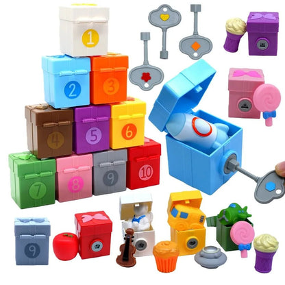 JOYFY Montessori Counting Matching & Sorting Learning Farm Train Including 9 Farm Animals and Farmer for Kids Birthday Gift - jouetsbebe.com