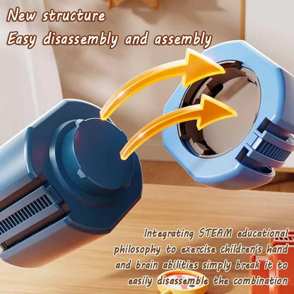 Kid Electric Magnetic Track Car Toys Set DIY Magnetism Orbital Cube Road Build Anti-gravity Levitating Train STEM Toy Xmas Gift - jouetsbebe.com