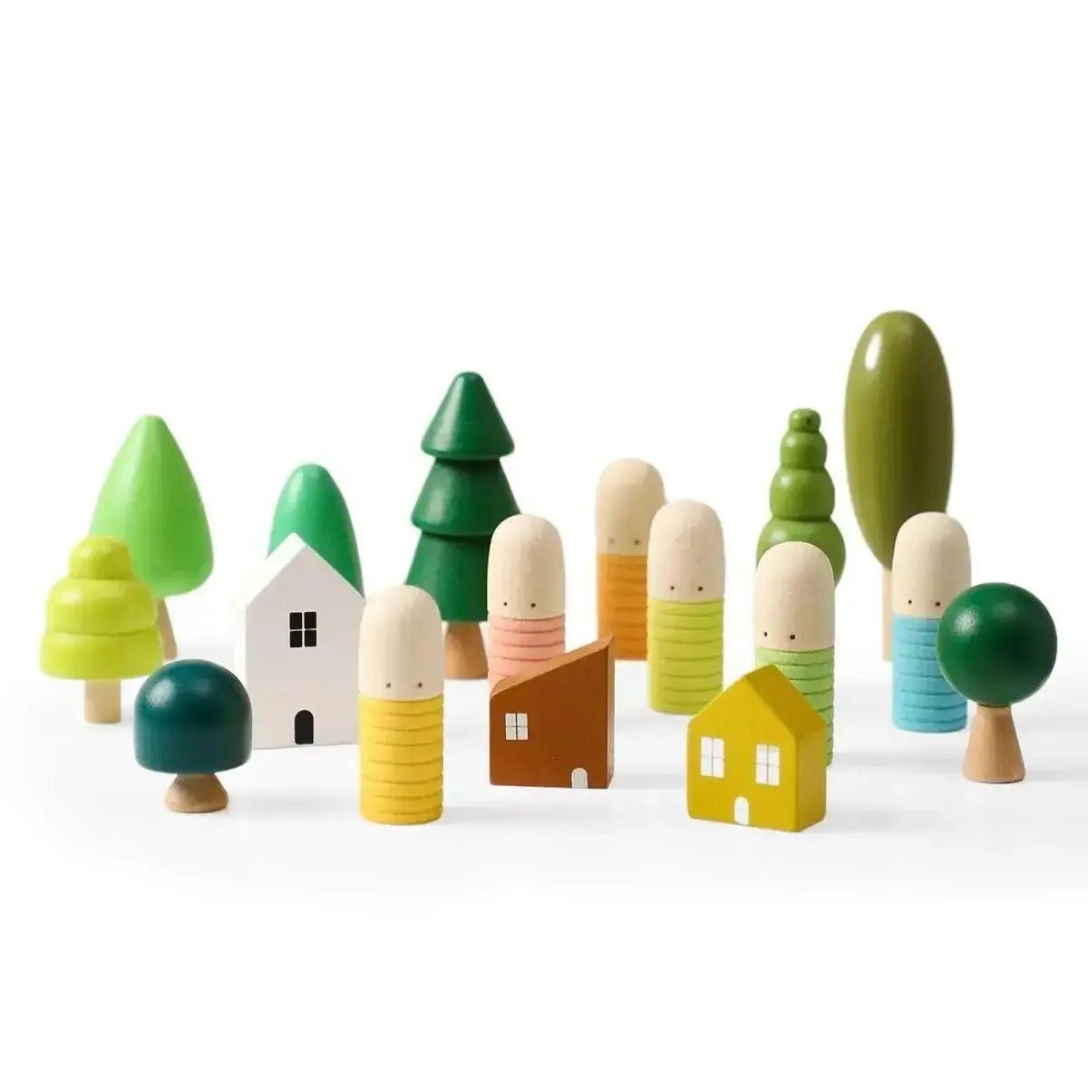 Kit jouets éducatifs et sensorielle en bois inspiration Montessori - Le Bon Plan