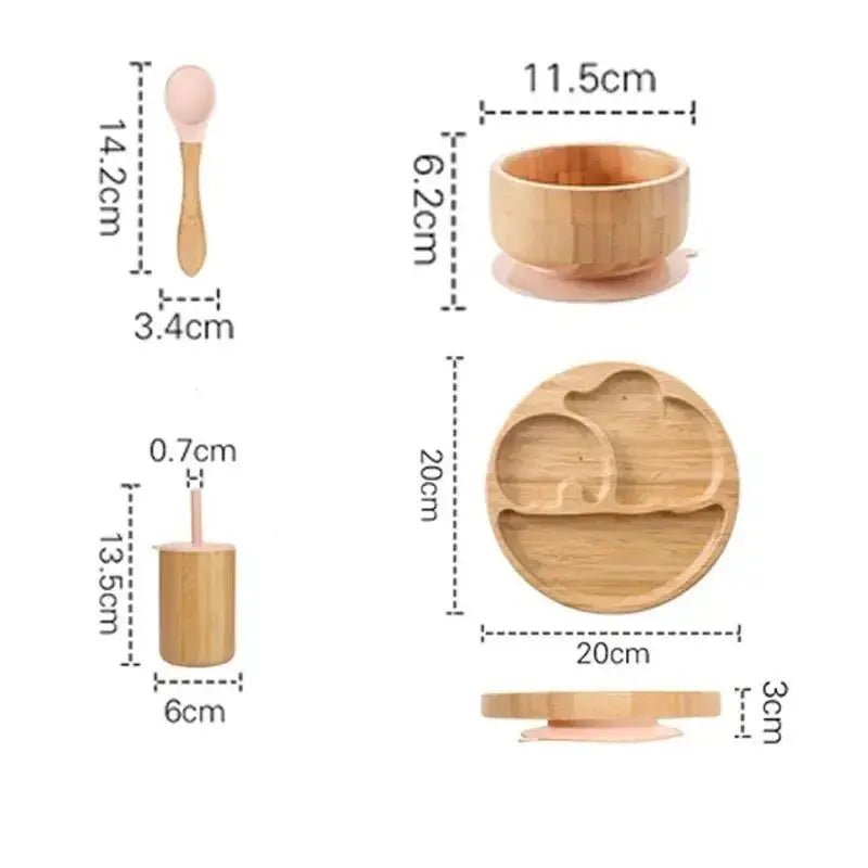 Kit plateau repas en bois - Le Bon Plan