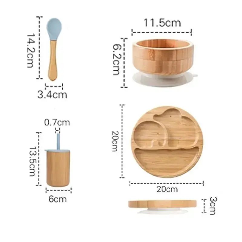 Kit plateau repas en bois - Le Bon Plan