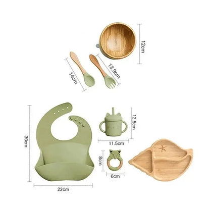 Kit plateau repas en bois - Le Bon Plan