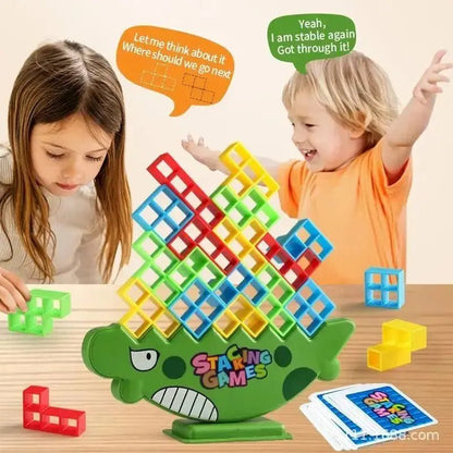 LA TOUR TETRA : Jeu de Construction Ludique et Éducatif pour Enfants à partir de 3 ans - Le Bon Plan