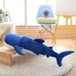Large Whale Shark Body Pillow Long Cute Fish Stuffed Sofa Decorative Plush Body Pillow Whale Shark Back Plush Cushion Decor Gift - jouetsbebe.com