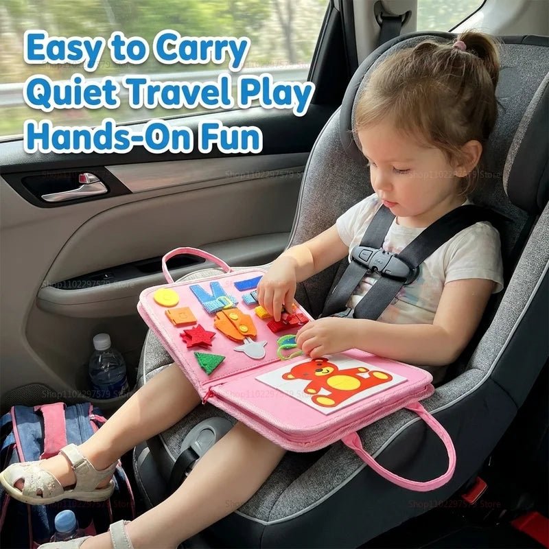 Livre d’Activités Montessori en Feutrine | Voyage - jouetsbebe.com