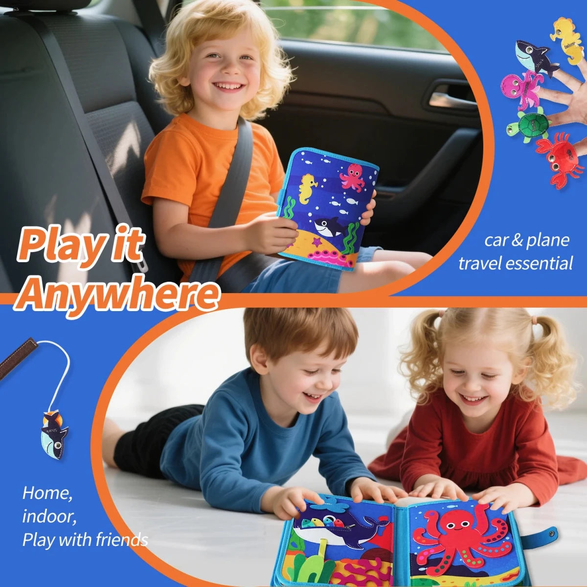Livre d’Activités Montessori Océan – 20 Jeux Sensoriels et Éducatifs - jouetsbebe.com