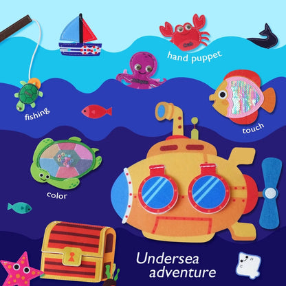 Livre d’Activités Montessori Océan – 20 Jeux Sensoriels et Éducatifs - jouetsbebe.com