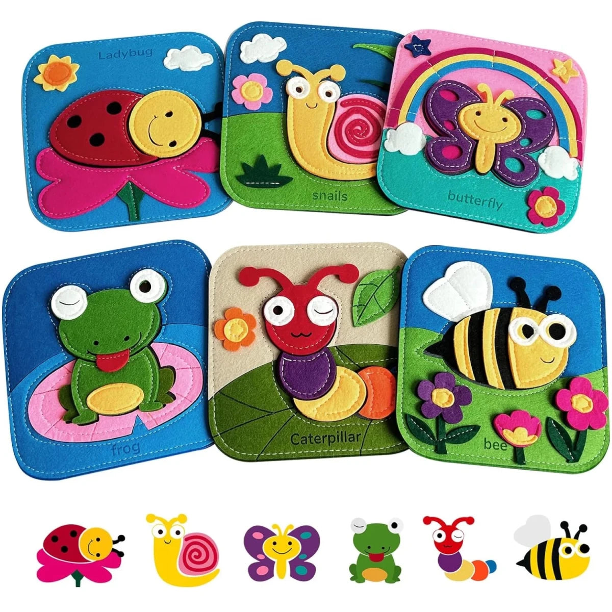 Livre d’Activités Montessori Sensoriel | Jouet Éducatif - jouetsbebe.com
