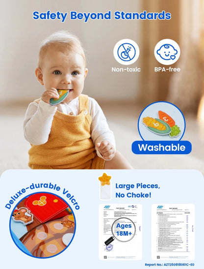 Livre d’Activités Montessori Sensoriel | Jouet Éducatif - jouetsbebe.com