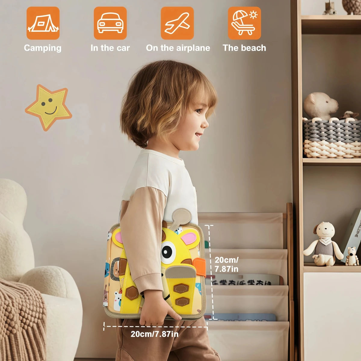 Livre d’Activités Montessori Sensoriel | Jouet Éducatif - jouetsbebe.com