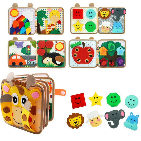 Livre d’Activités Montessori Sensoriel | Jouet Éducatif - jouetsbebe.com