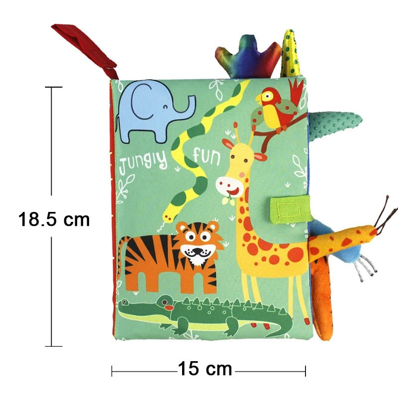 Livre d'éveil en tissu Montessori - Le Bon Plan