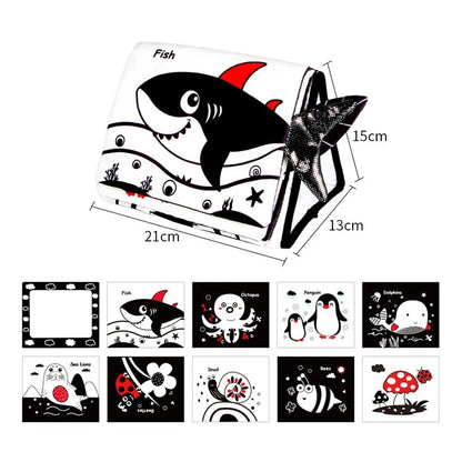 📚 Livre en Tissu Éducatif Bébé – Jouet Sensoriel Montessori dès 0 Mois - jouetsbebe.com