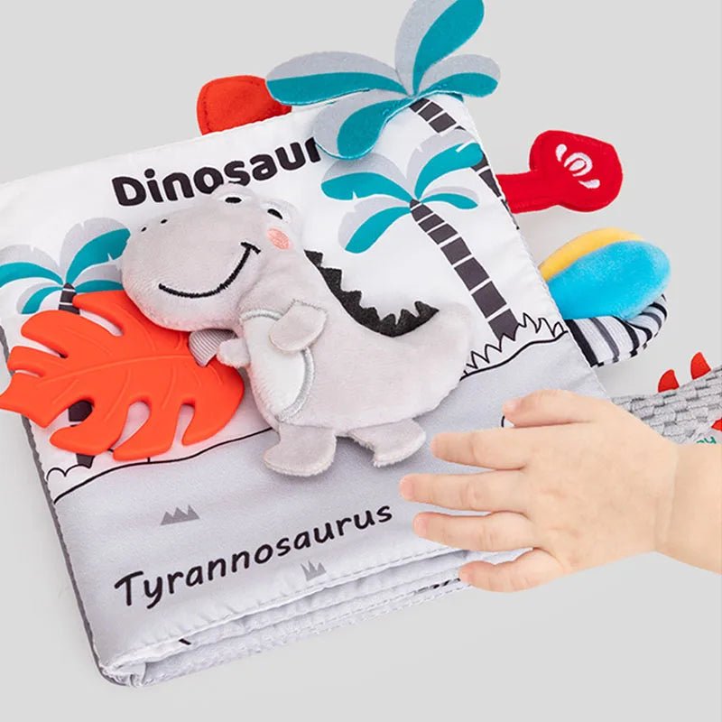 📚 Livre en Tissu Éducatif Bébé – Jouet Sensoriel Montessori dès 0 Mois - jouetsbebe.com