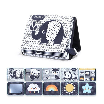 📚 Livre en Tissu Éducatif Bébé – Jouet Sensoriel Montessori dès 0 Mois - jouetsbebe.com