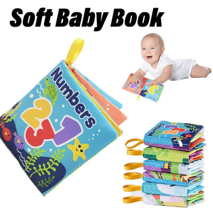 Livre en Tissu pour Bébé - Éducatif et Doux - jouetsbebe.com