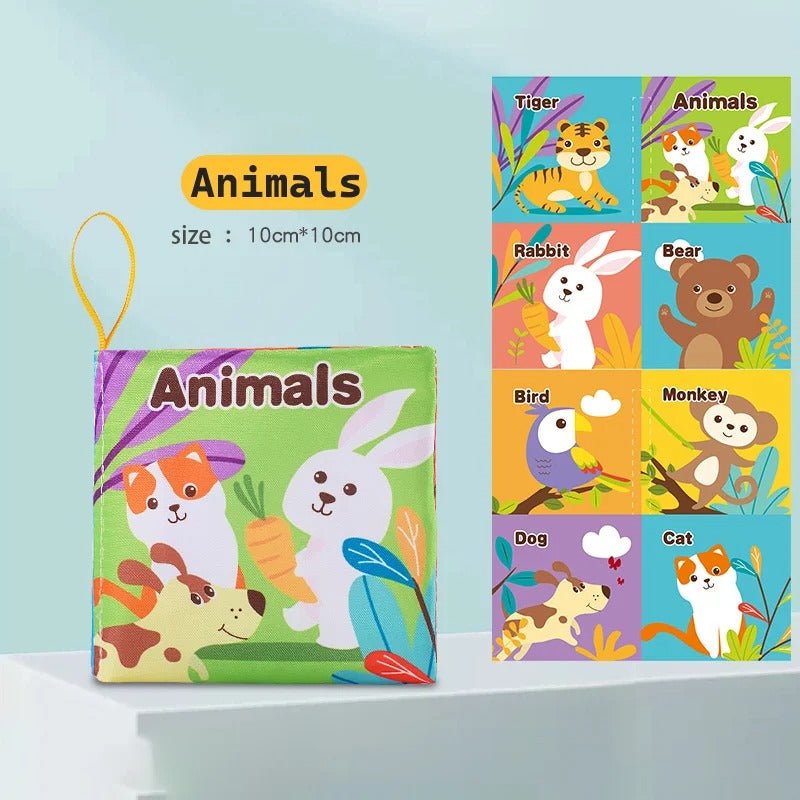 Livre en Tissu pour Bébé - Éducatif et Doux - jouetsbebe.com