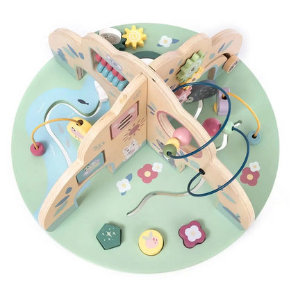 Mamabrum Educational Table Tree Cube Tree Wooden Montessori Sensory Toy for Children 12M + Motor Loop - jouetsbebe.com