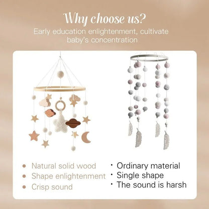 Mobile en bois pour bébé 0 - 12 mois - jouetsbebe.com