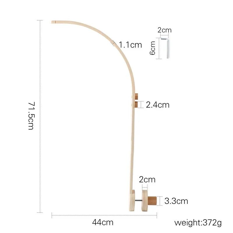 Mobile en bois pour bébé 0 - 12 mois - jouetsbebe.com