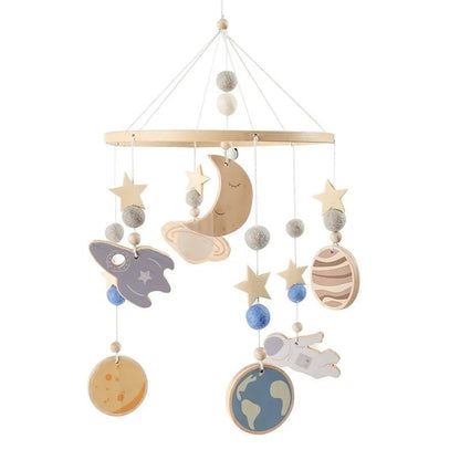 Mobile en bois pour bébé 0 - 12 mois - jouetsbebe.com