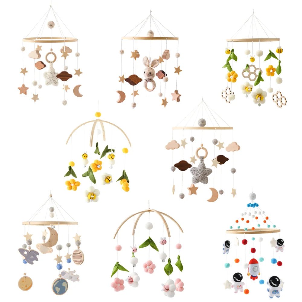 Mobile en bois pour bébé 0 - 12 mois - jouetsbebe.com