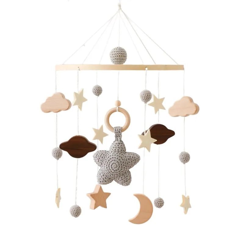 Mobile en bois pour bébé 0 - 12 mois - jouetsbebe.com