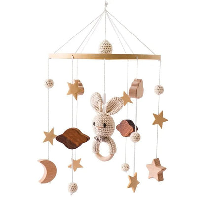 Mobile en bois pour bébé 0 - 12 mois - jouetsbebe.com