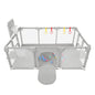 Parc Bébé avec Balles 180 × 120 cm – Aire de Jeu Modulable avec Filet Respirant - jouetsbebe.com