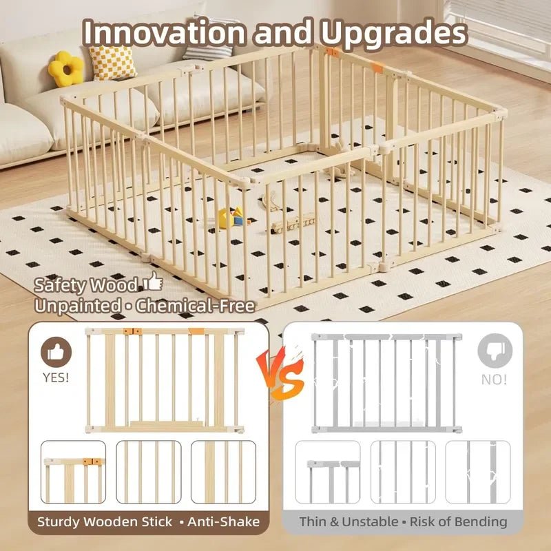 Parc Bébé Modulable – Enclos de Jeu Sécurisé pour Bébé - jouetsbebe.com