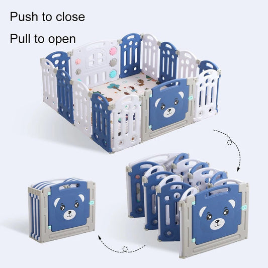 🧸 Parc pour Bébé Évolutif – Aire de Jeu Sécurisée et Modulable - jouetsbebe.com