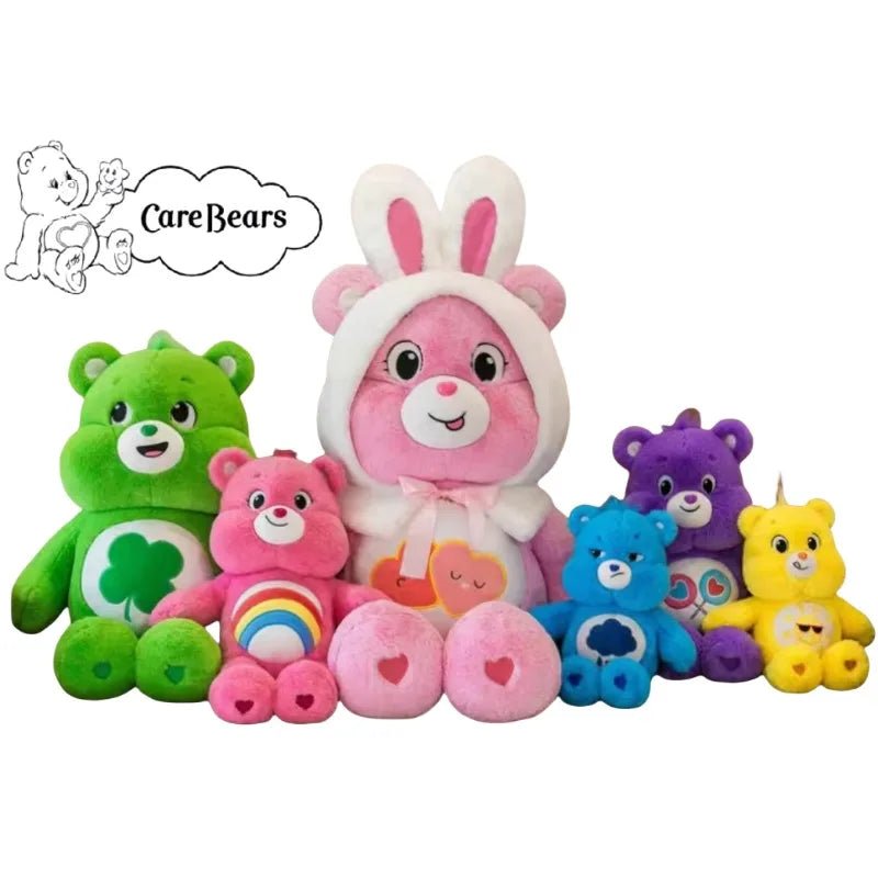 Peluche Bisounours – Doudou Doux et Coloré (33/45/65 cm) - jouetsbebe.com