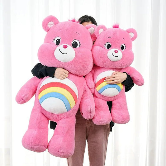 Peluche Bisounours – Doudou Doux et Coloré (33/45/65 cm) - jouetsbebe.com