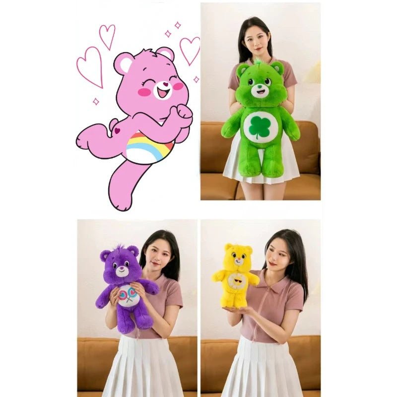 Peluche Bisounours – Doudou Doux et Coloré (33/45/65 cm) - jouetsbebe.com