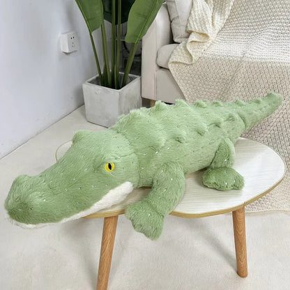 Peluche Crocodile Géante 50 - 110 cm – Coussin Alligator Ultra Doux - jouetsbebe.com