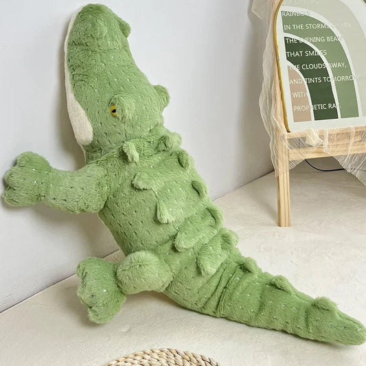 Peluche Crocodile Géante 50 - 110 cm – Coussin Alligator Ultra Doux - jouetsbebe.com