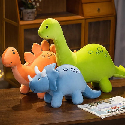 Peluche Dinosaure Colorée et Douce - jouetsbebe.com