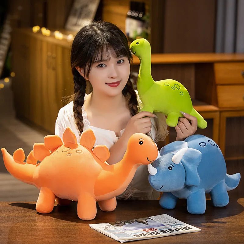 Peluche Dinosaure Colorée et Douce - jouetsbebe.com