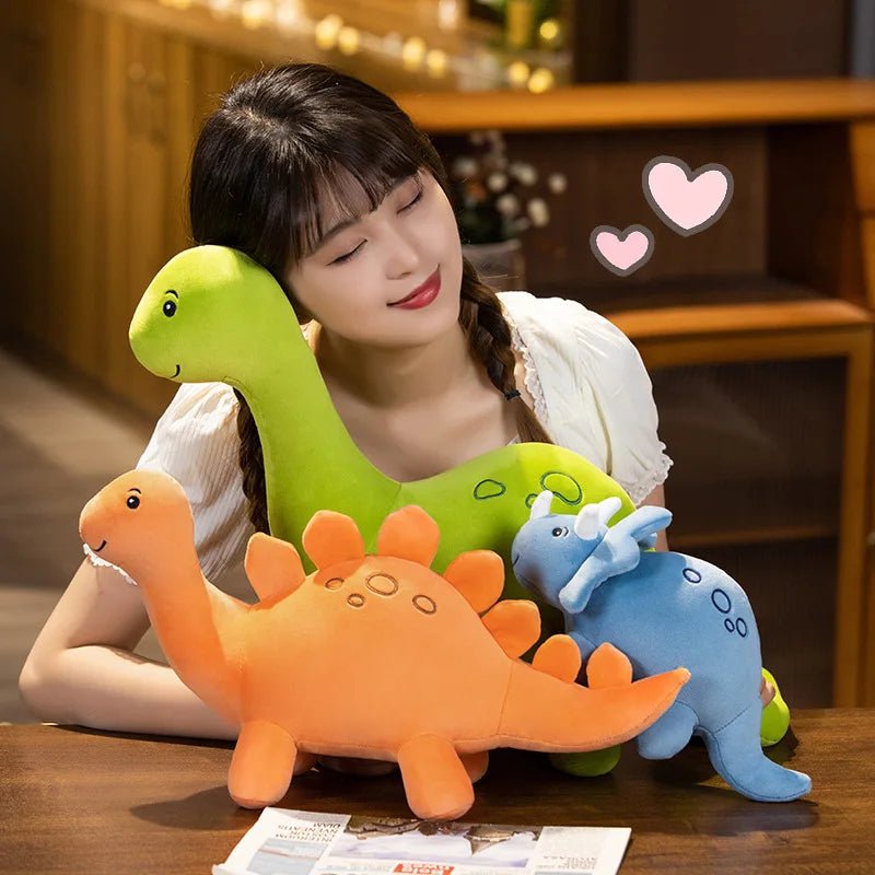 Peluche Dinosaure Colorée et Douce - jouetsbebe.com