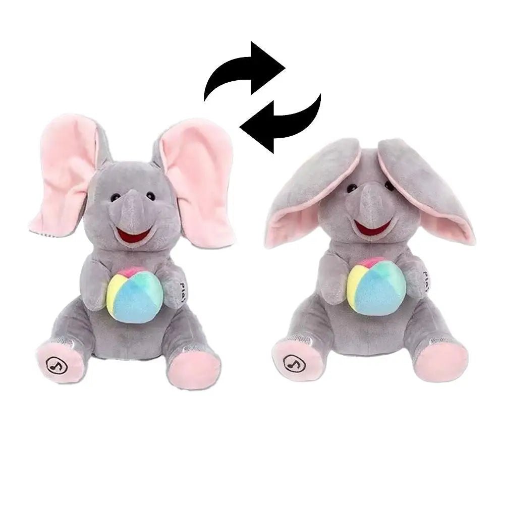 Peluche Éléphant Musical – Jouet Interactif Bébé - jouetsbebe.com