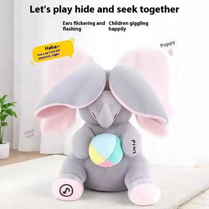 Peluche Éléphant Musical – Jouet Interactif Bébé - jouetsbebe.com