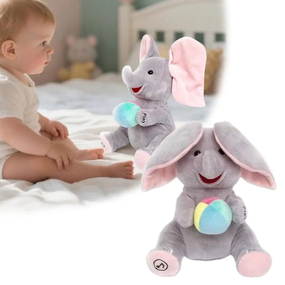 Peluche Éléphant Musical – Jouet Interactif Bébé - jouetsbebe.com