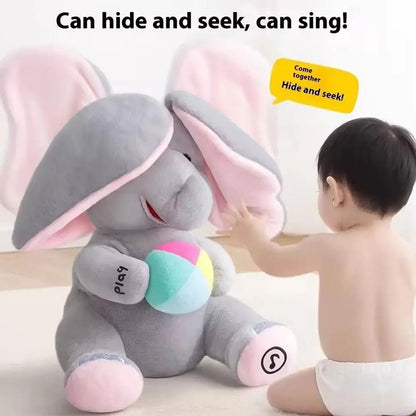 Peluche Éléphant Musical – Jouet Interactif Bébé - jouetsbebe.com