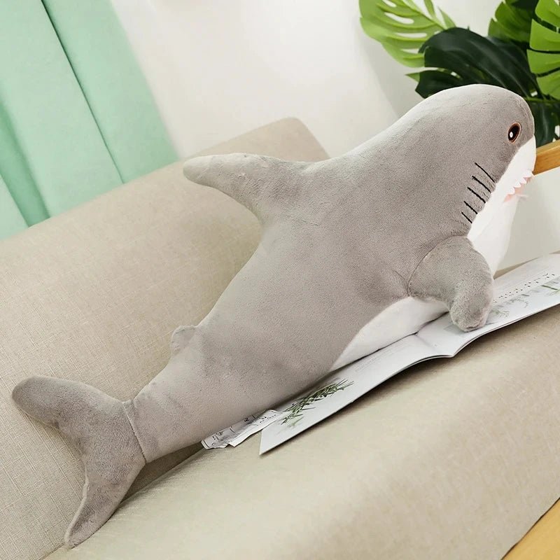 🦈 Peluche Requin Géante – Coussin Doux & Cadeau Parfait 🎁 - jouetsbebe.com