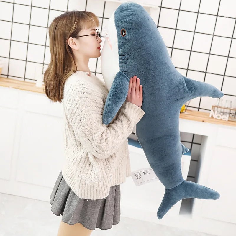 🦈 Peluche Requin Géante – Coussin Doux & Cadeau Parfait 🎁 - jouetsbebe.com