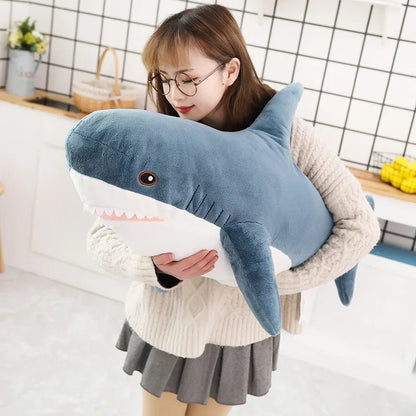 🦈 Peluche Requin Géante – Coussin Doux & Cadeau Parfait 🎁 - jouetsbebe.com