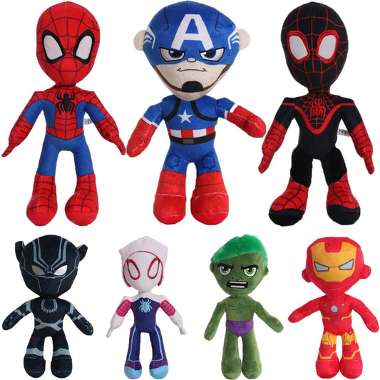 🕷️ Peluche Super Héros Marvel 30 cm | Douce et Héroïque - jouetsbebe.com