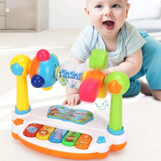 🎹 Piano Musical Rotatif pour Enfants – Lumières et Sons Éducatifs - jouetsbebe.com