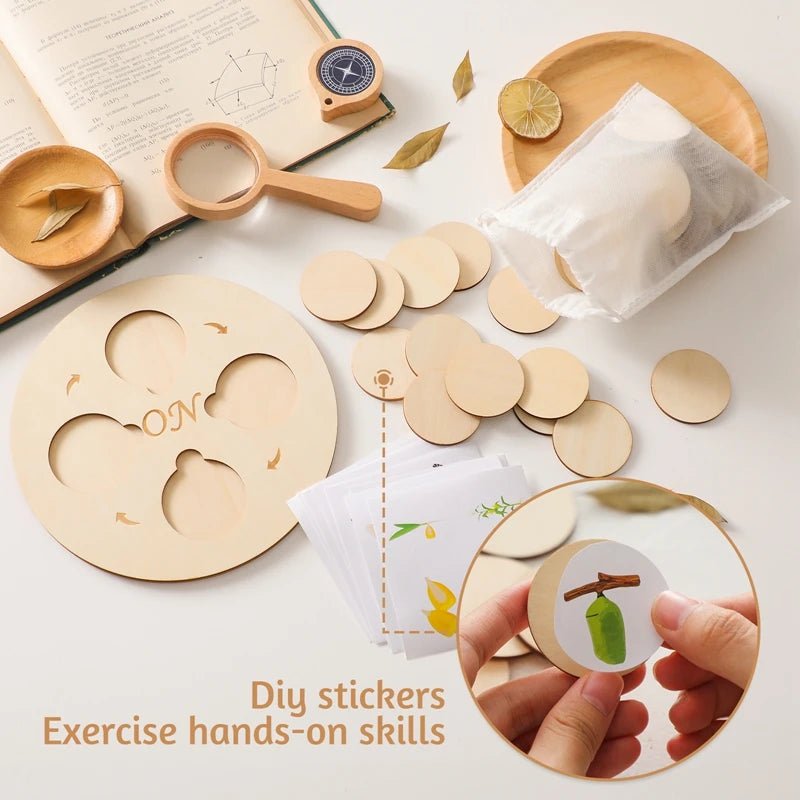 Plateau Montessori Cycle de Vie – Jeu Éducatif Biologie & Sciences dès 3 Ans - jouetsbebe.com