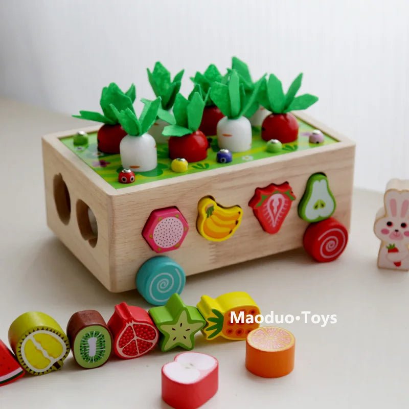 Potager Montessori en Bois – Jeux Éducatifs - jouetsbebe.com